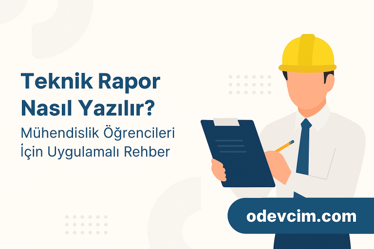 Read more about the article Teknik Rapor Nasıl Yazılır? Mühendislik Öğrencileri İçin Uygulamalı Rehber