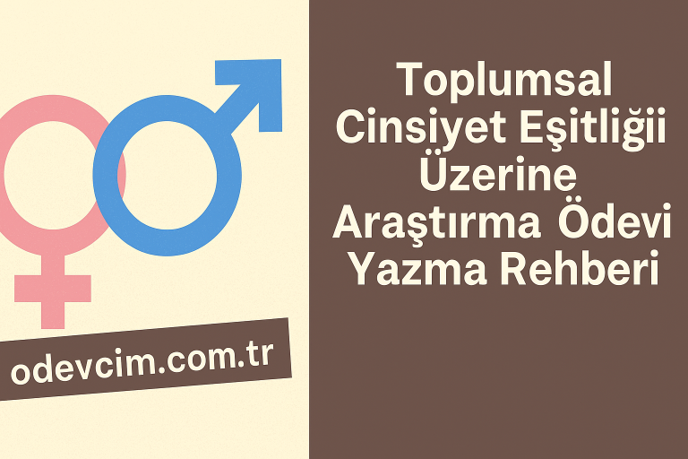 Read more about the article Toplumsal Cinsiyet Eşitliği Üzerine Araştırma Ödevi Yazma Rehberi