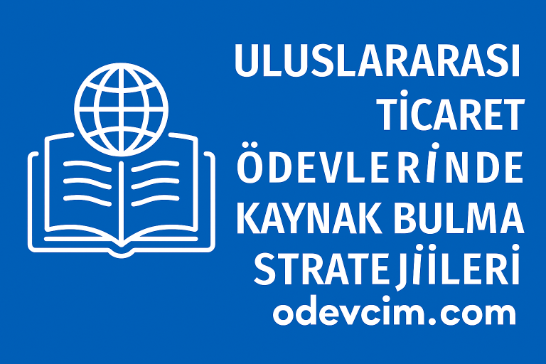 Read more about the article Uluslararası Ticaret Ödevlerinde Kaynak Bulma Stratejileri
