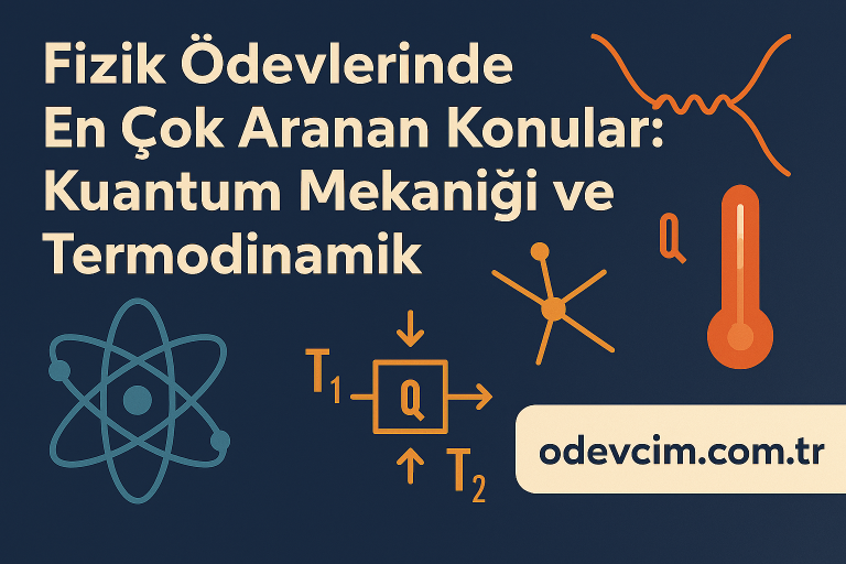 Read more about the article Fizik Ödevlerinde En Çok Aranan Konular: Kuantum Mekaniği ve Termodinamik