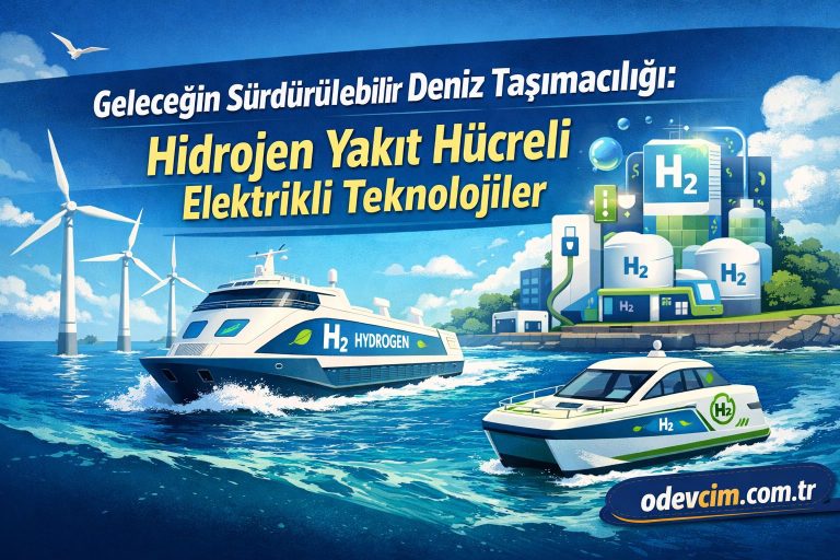 Read more about the article Geleceğin Sürdürülebilir Deniz Taşımacılığı: Hidrojen Yakıt Hücreli Elektrikli Teknolojiler