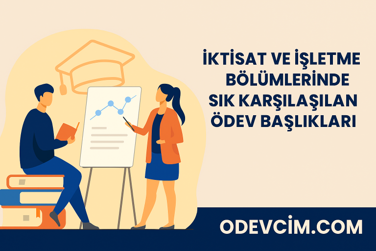 Read more about the article İktisat ve İşletme Bölümlerinde Sık Karşılaşılan Ödev Başlıkları