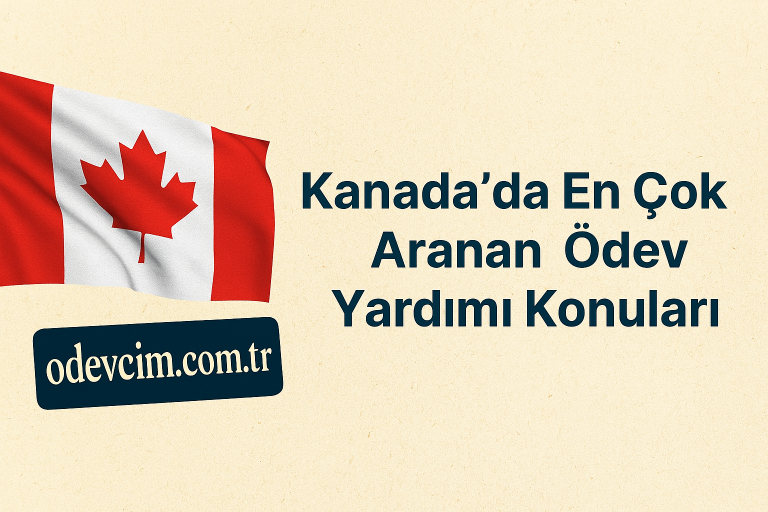 Read more about the article Kanada’da En Çok Aranan Ödev Yardımı Konuları