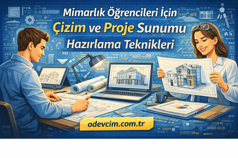 Read more about the article Mimarlık Öğrencileri İçin Çizim ve Proje Sunumu Hazırlama Teknikleri