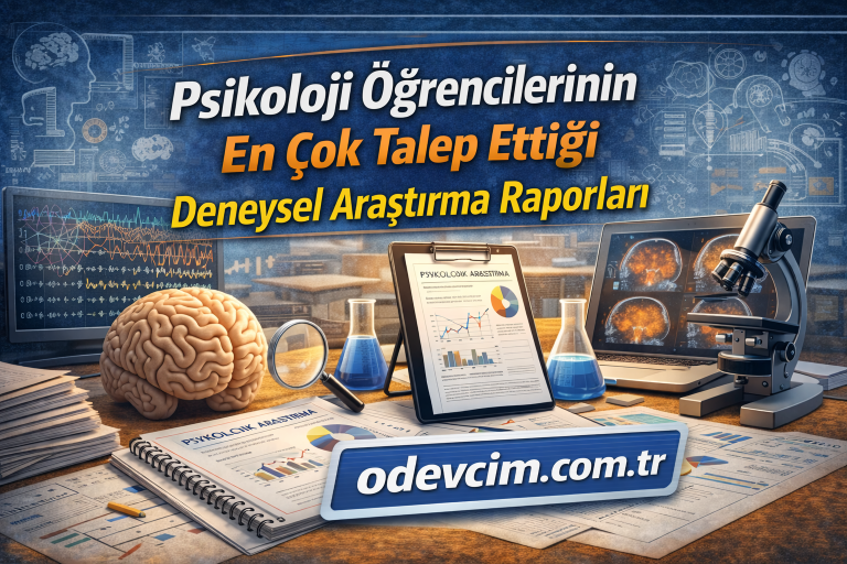 Read more about the article Psikoloji Öğrencilerinin En Çok Talep Ettiği Deneysel Araştırma Raporları