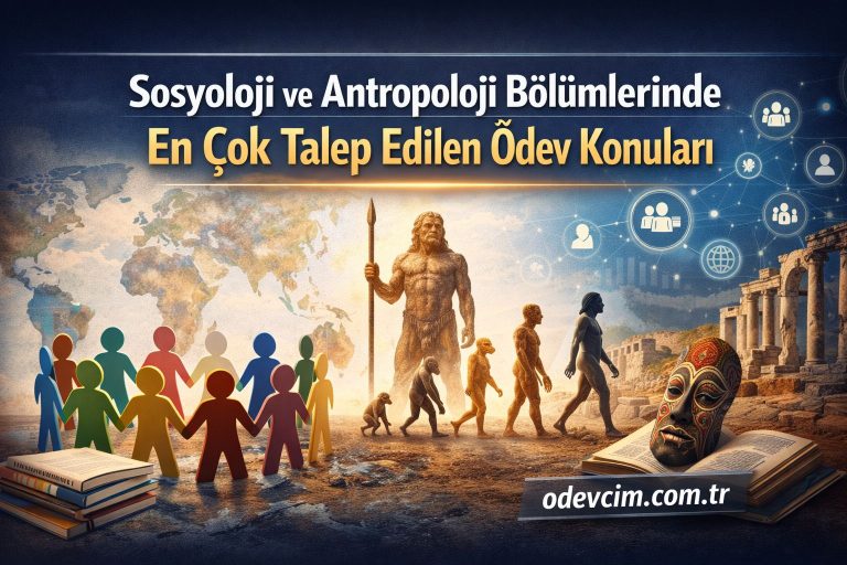 Read more about the article Sosyoloji ve Antropoloji Bölümlerinde En Çok Talep Edilen Ödev Konuları