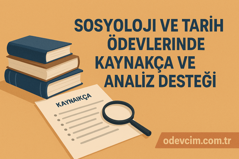 Read more about the article Sosyoloji ve Tarih Ödevlerinde Kaynakça ve Analiz Desteği: İnsan Bilimlerinde Akademik Mükemmellik