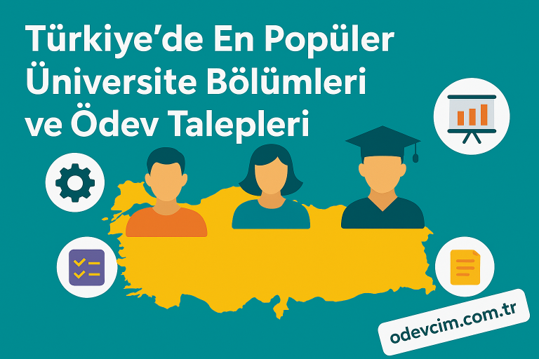 Read more about the article Türkiye’de En Popüler Üniversite Bölümleri ve Ödev Talepleri