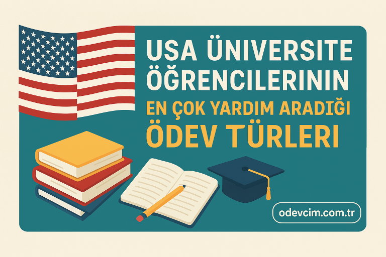 Read more about the article USA Üniversite Öğrencilerinin En Çok Yardım Aradığı Ödev Türleri