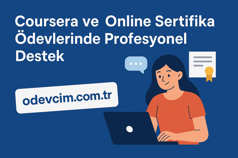 Read more about the article Coursera ve Online Sertifika Ödevlerinde Profesyonel Destek