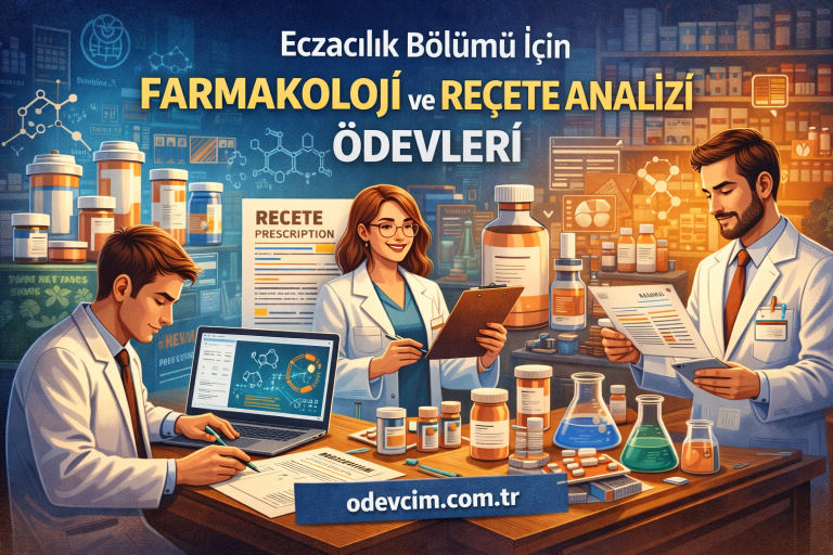 Read more about the article Eczacılık Bölümü İçin Farmakoloji ve Reçete Analizi Ödevleri