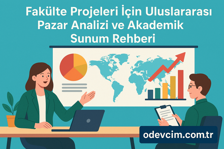 Read more about the article Fakülte Projeleri İçin Uluslararası Pazar Analizi ve Akademik Sunum Rehberi