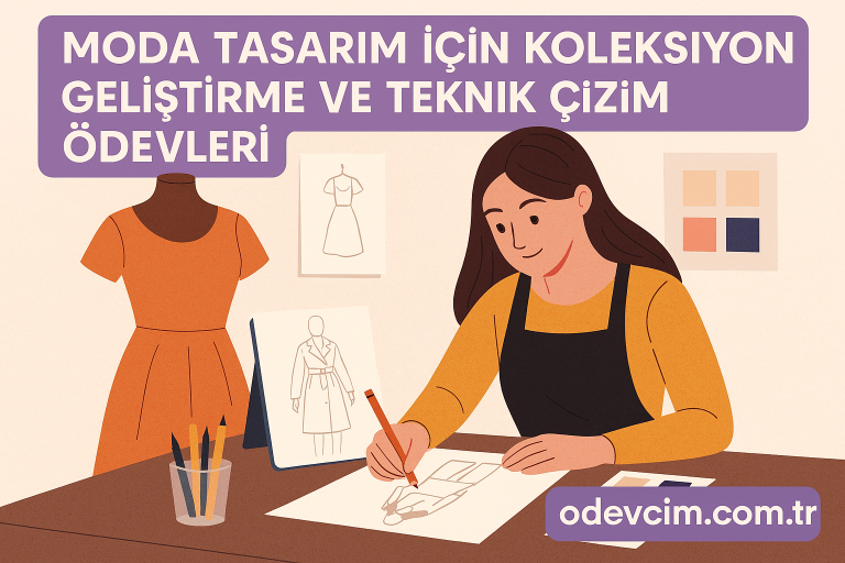 Read more about the article Moda Tasarımı İçin Koleksiyon Geliştirme ve Teknik Çizim Ödevleri