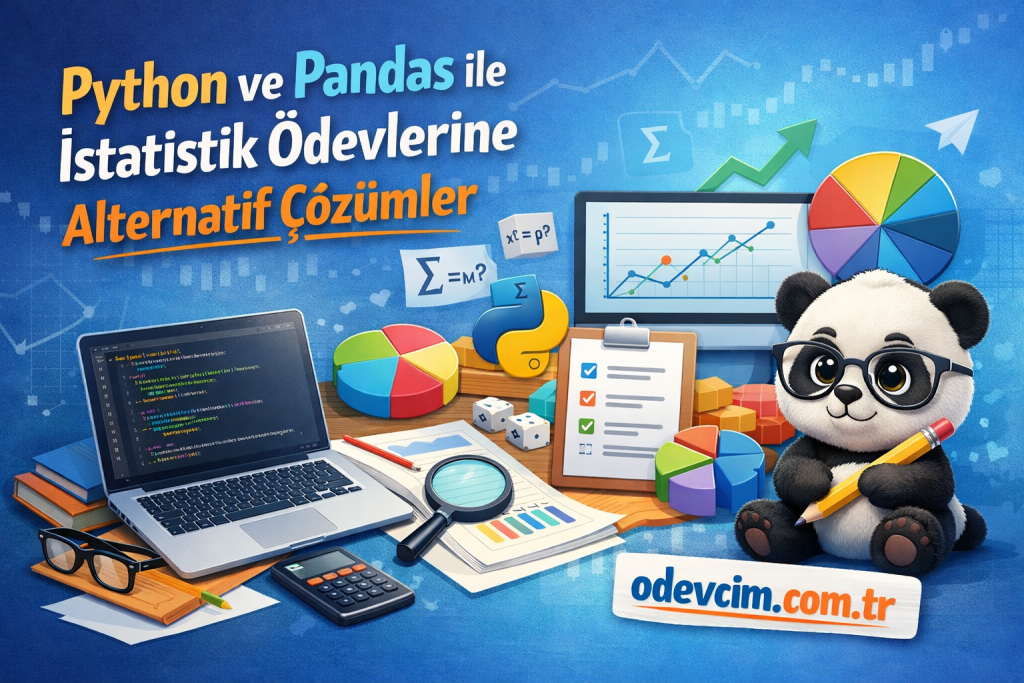 Python ve Pandas ile İstatistik Ödevlerine Alternatif Çözümler Ödevcim Ücretli Ödev Yaptırma