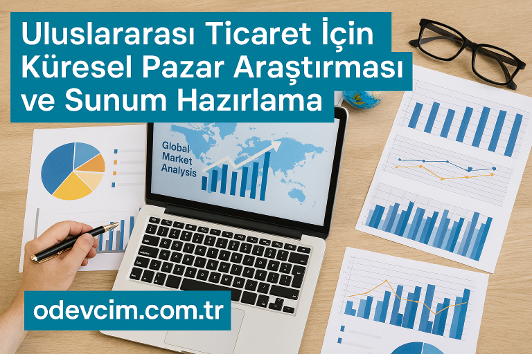 Read more about the article Uluslararası Ticaret İçin Küresel Pazar Araştırması ve Sunum Hazırlama