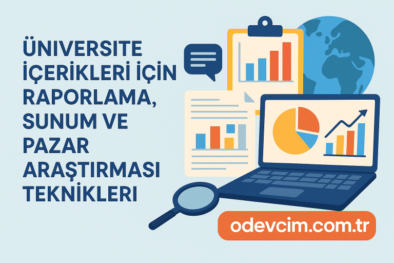 Read more about the article Üniversite İçerikleri İçin Raporlama, Sunum ve Pazar Araştırması Teknikleri