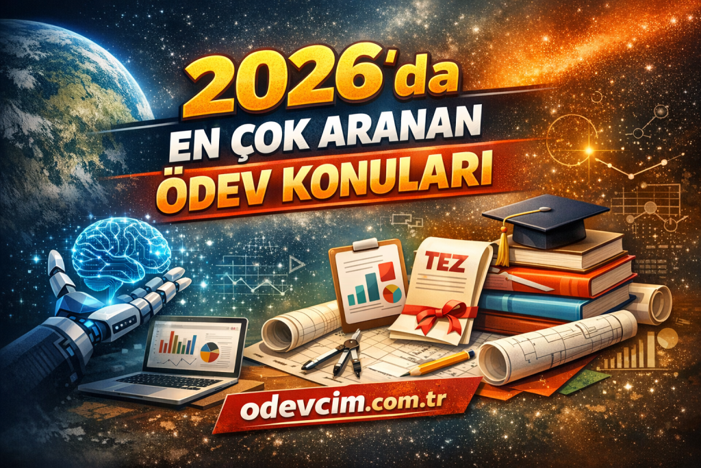 2026da En Çok Aranan Ödev Konuları Ödevcim Ücretli Ödev Yaptırma