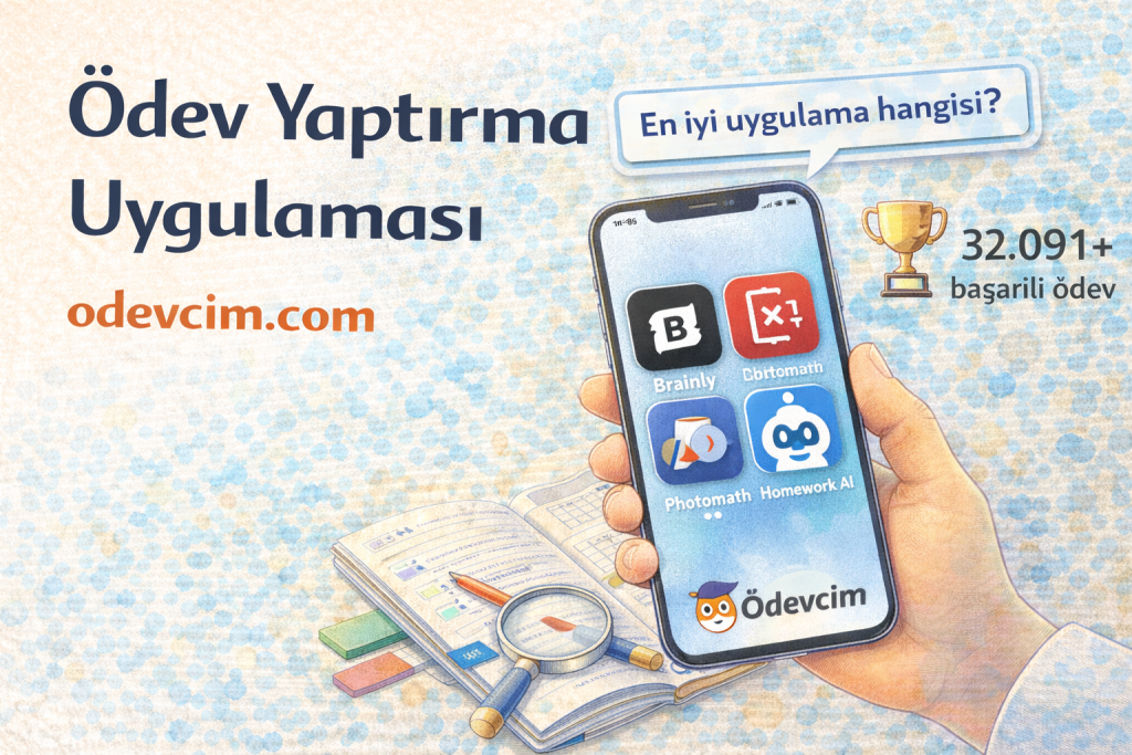 Ödev yaptırma uygulaması rehberi   Brainly Photomath Homework AI gibi en iyi ödev uygulamalarının karşılaştırması ve profesyonel ödev desteği   Ödevcim