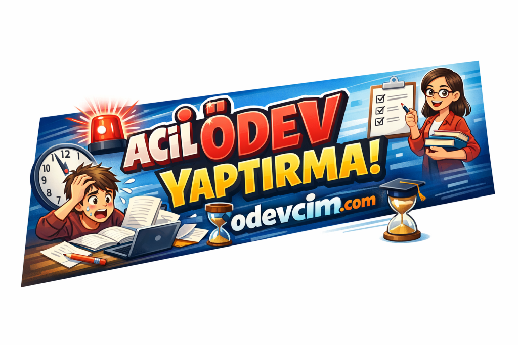 Acil Ödev Yaptırmak İstiyorum