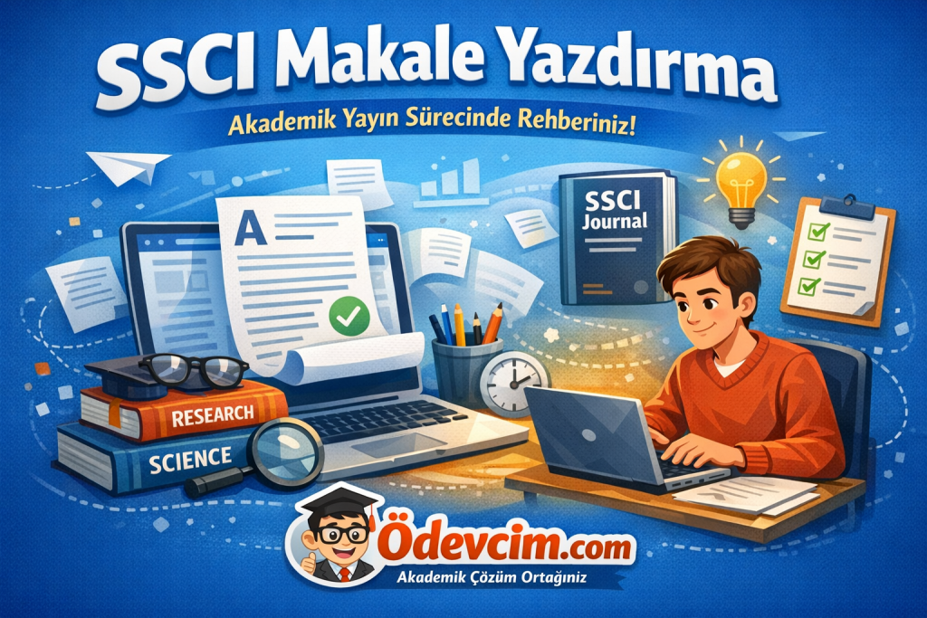 SSCI Makale Yazdırmak İstiyorum