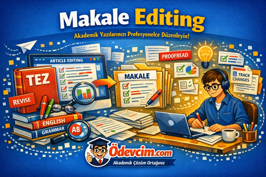 Makale Editing Yardım