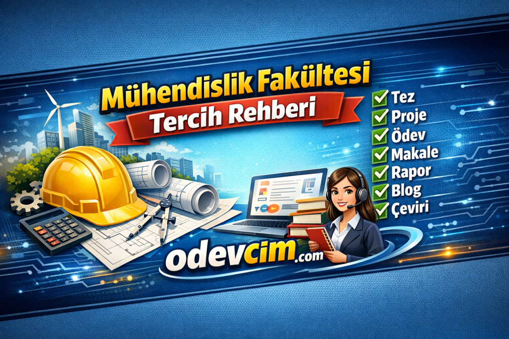 Mühendislik Fakültesi Tercih Rehberi - Tez, Proje, Ödev, Makale, Rapor, Blog, Çeviri Yaptırma