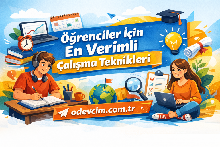 Read more about the article Öğrenciler İçin En Verimli Çalışma Teknikleri