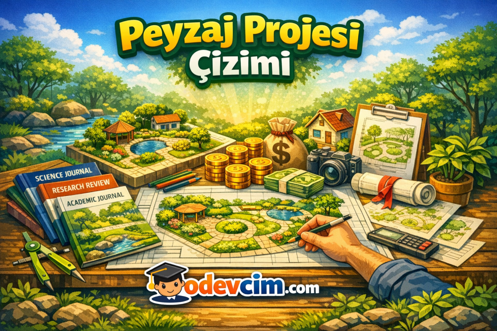 Peyzaj Projesi Çizimi Destek