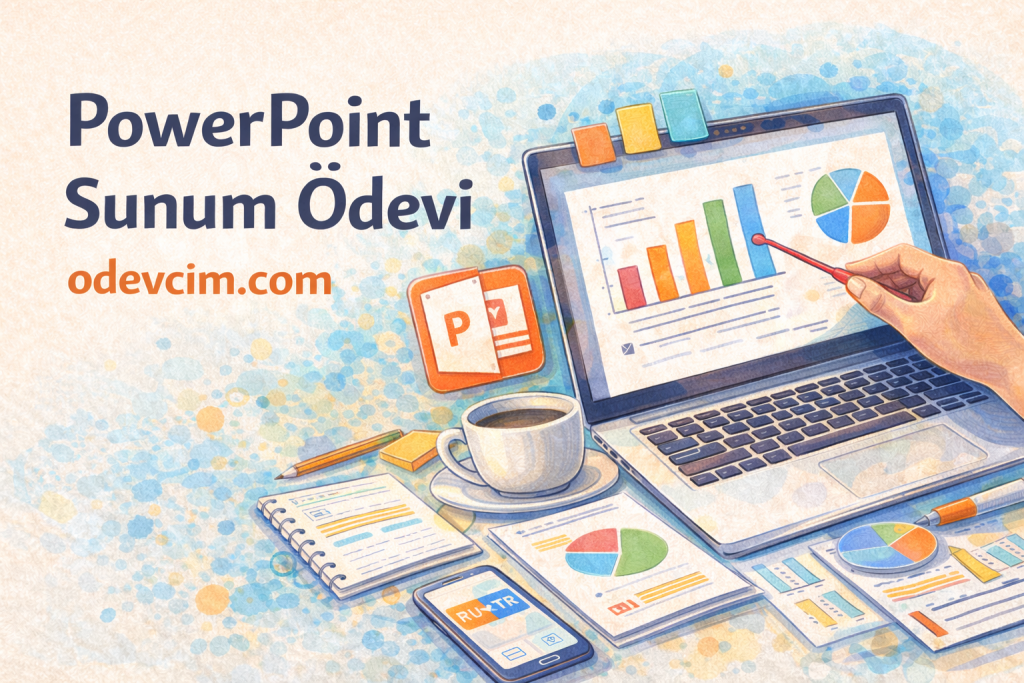 PowerPoint sunum ödevi - öğrenciler için profesyonel slayt hazırlama, tasarım ipuçları ve örnek konular - Ödevcim