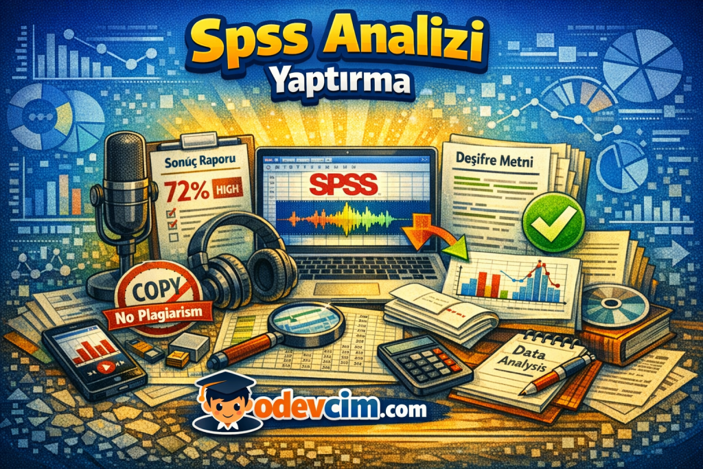 Spss Analizi Yaptırmak İstiyorum