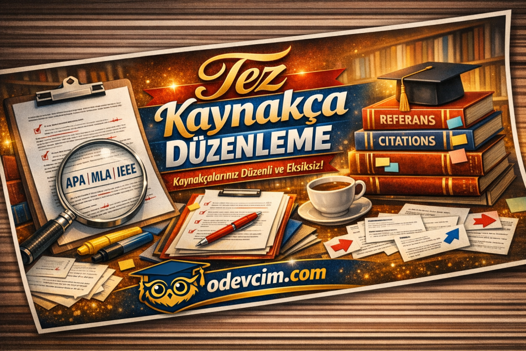 Tez Kaynakça Düzenleme Yardımı