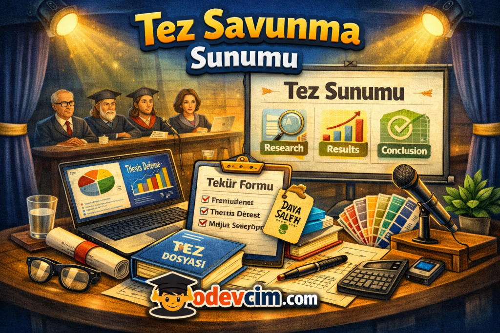 Tez Savunma Sunumu Yaptır