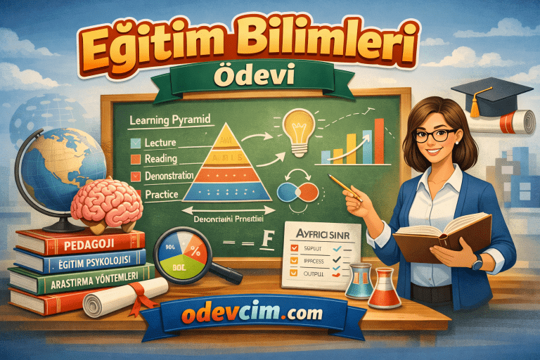 Eğitim Bilimleri Ödevi