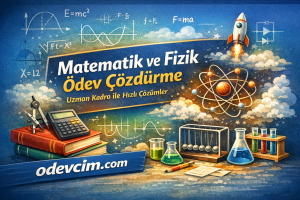 Colorful poster advertising fast math and physics homework help with expert staff