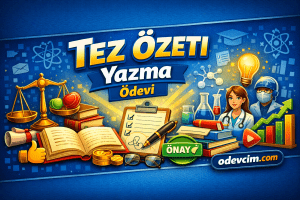 Tez Özeti Yazma