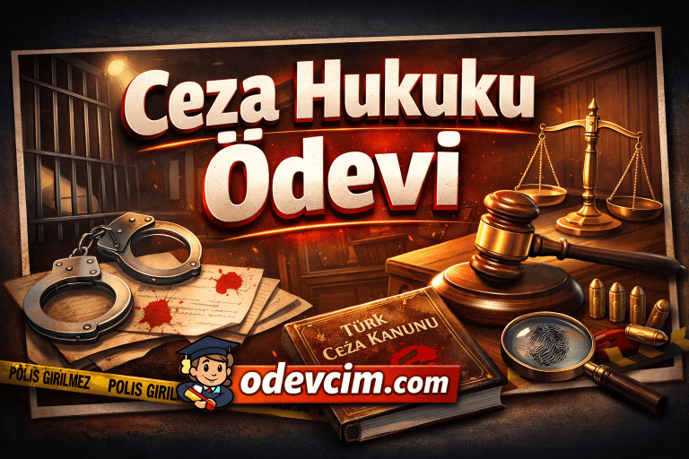 Read more about the article Ceza Hukuku Ödevi