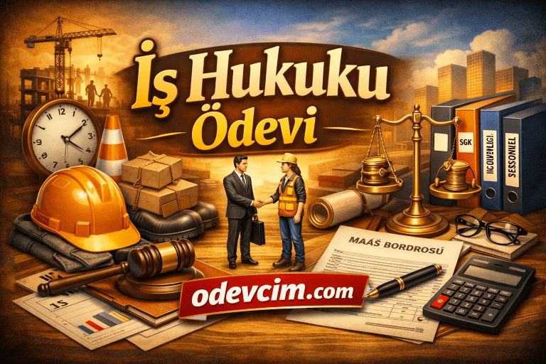 Read more about the article İş Hukuku Ödevi