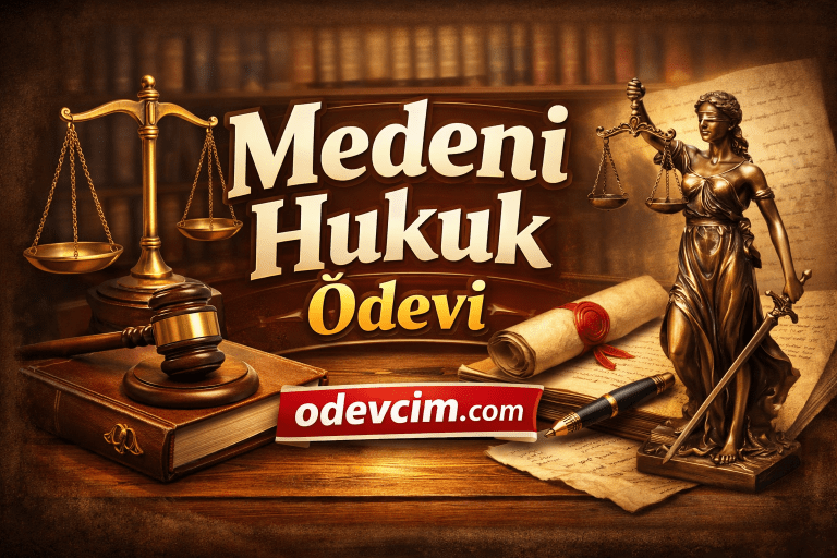 Read more about the article Medeni Hukuk Ödevi