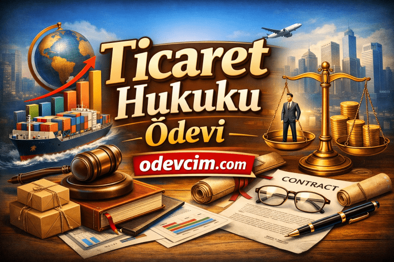 Read more about the article Ticaret Hukuku Ödevi