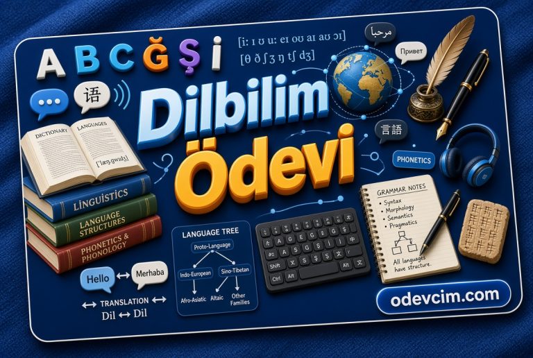 Read more about the article Dilbilim Ödevi