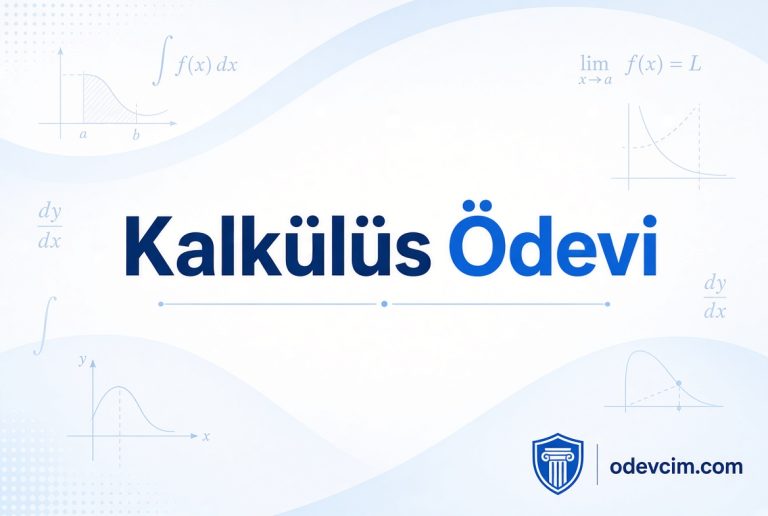 Kalkülüs Ödevi