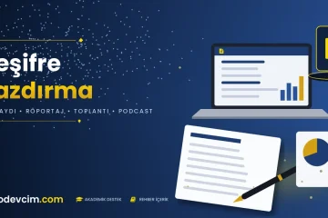 Deşifre yazdırma rehberi  Ödevcim kapak görseli ses kaydının metne dönüştürülmesini anlatan belge simgesi