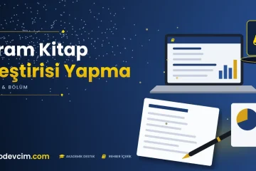 Dram Kitap Eleştirisi Yapma  Ödevcim kapak görseli kitap simgeli akademik belge illüstrasyonu