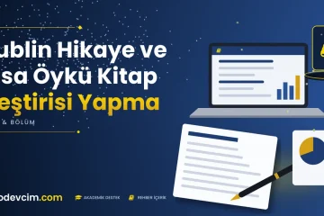 Dublin Hikaye ve Kısa Öykü Kitap Eleştirisi Yapma  Ödevcim kapak görseli kitap simgeli akademik belge illüstrasyonu