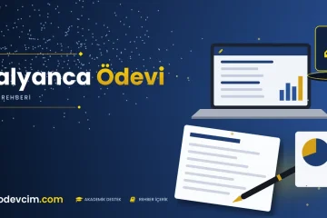 İtalyanca Ödevi  Ödevcim kapak görseli kalem simgeli akademik belge illüstrasyonu