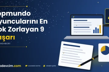 Popmundo Oyuncularını En Çok Zorlayan 9 Başarı  Ödevcim kapak görseli kalem simgeli akademik belge illüstrasyonu