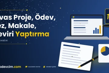 Sivas Proje Ödev Tez Makale Çeviri Yaptırma  Ödevcim kapak görseli kep simgeli akademik belge illüstrasyonu