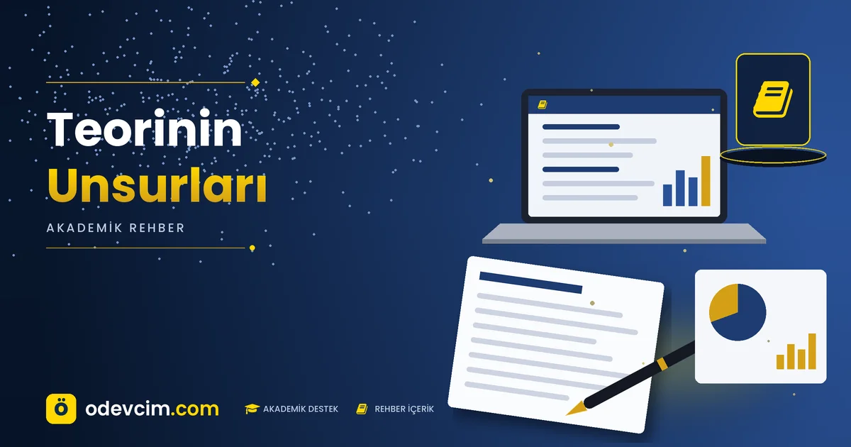 Teorinin Unsurları Ödevcim Ödevcim Ücretli Ödev Yaptırma Teorinin Unsurları Ödevcim kapak görseli kitap simgeli akademik belge illüstrasyonu