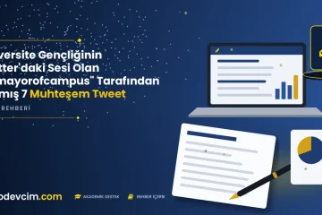 Üniversite Gençliğinin Twitterdaki Sesi Olan mayorofcampus Tarafından Atılmış 7 Muhteşem Tweet  Ödevcim kapak görseli kalem simgeli akademik belge illüstrasyonu